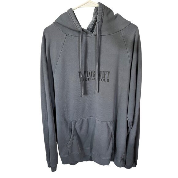 Taylor Swift The Eras Tour 2023 Gray Hoodie L- Fan Apparel With Tour Dates & Poc - Picture 2 of 11